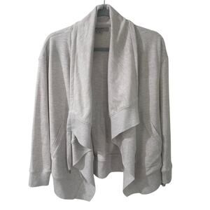AllSaints Draped Brushed Jacket Women's XS Urban Grunge Lagenlook Asymmetrical